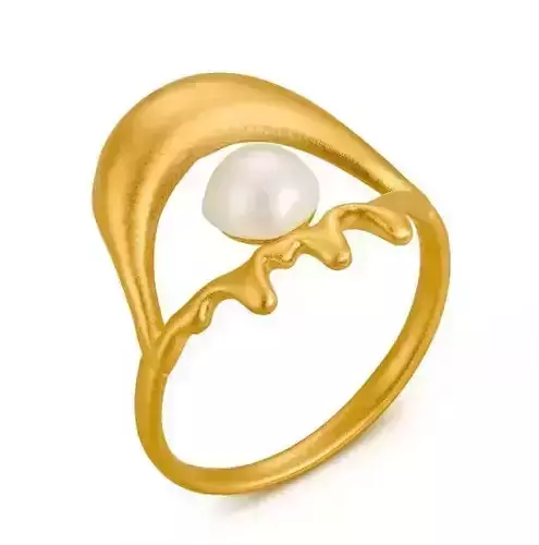 Dali Eye Pearl Ring