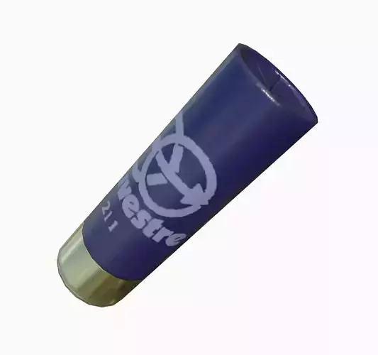 12 gauge slug Low-poly 3D model