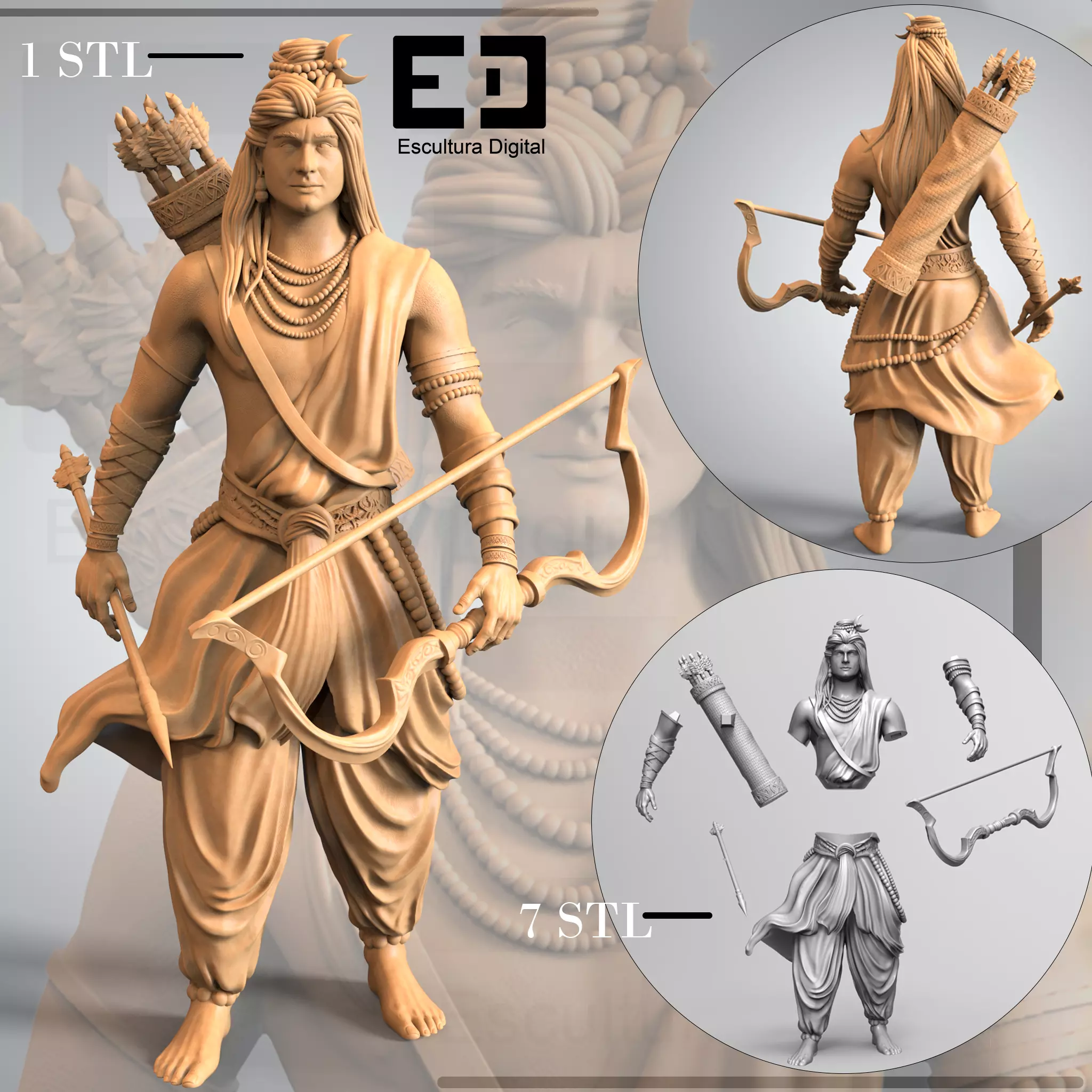 Lord Shiva  3D print model_0