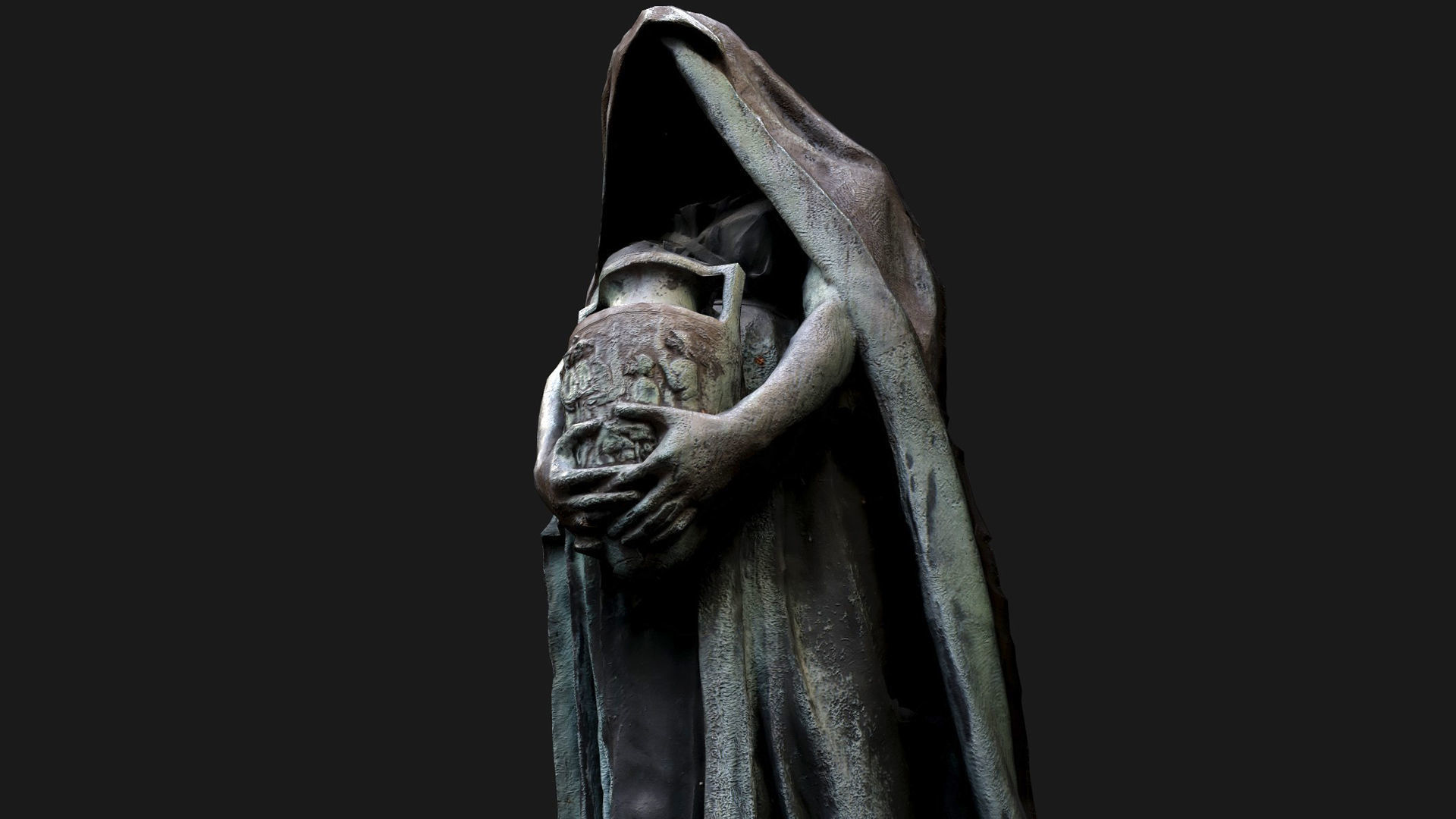 temple guard old monument sculpture photogrammetry Low-poly 3D model_5