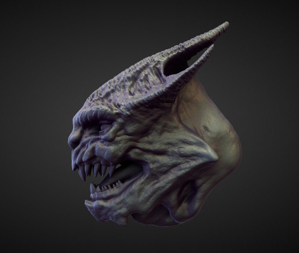 HEAD62 high poly sculpt 3D model_2
