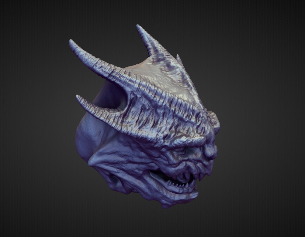 HEAD62 high poly sculpt 3D model_3