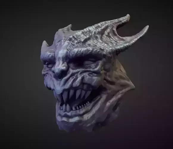 HEAD62 high poly sculpt 3D model