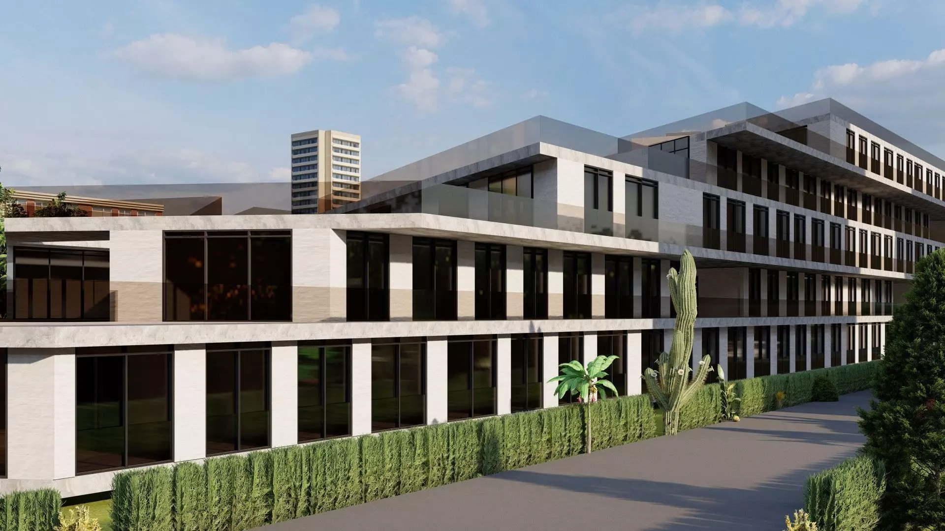 Modern Building - 3D Model for Sale 3D model