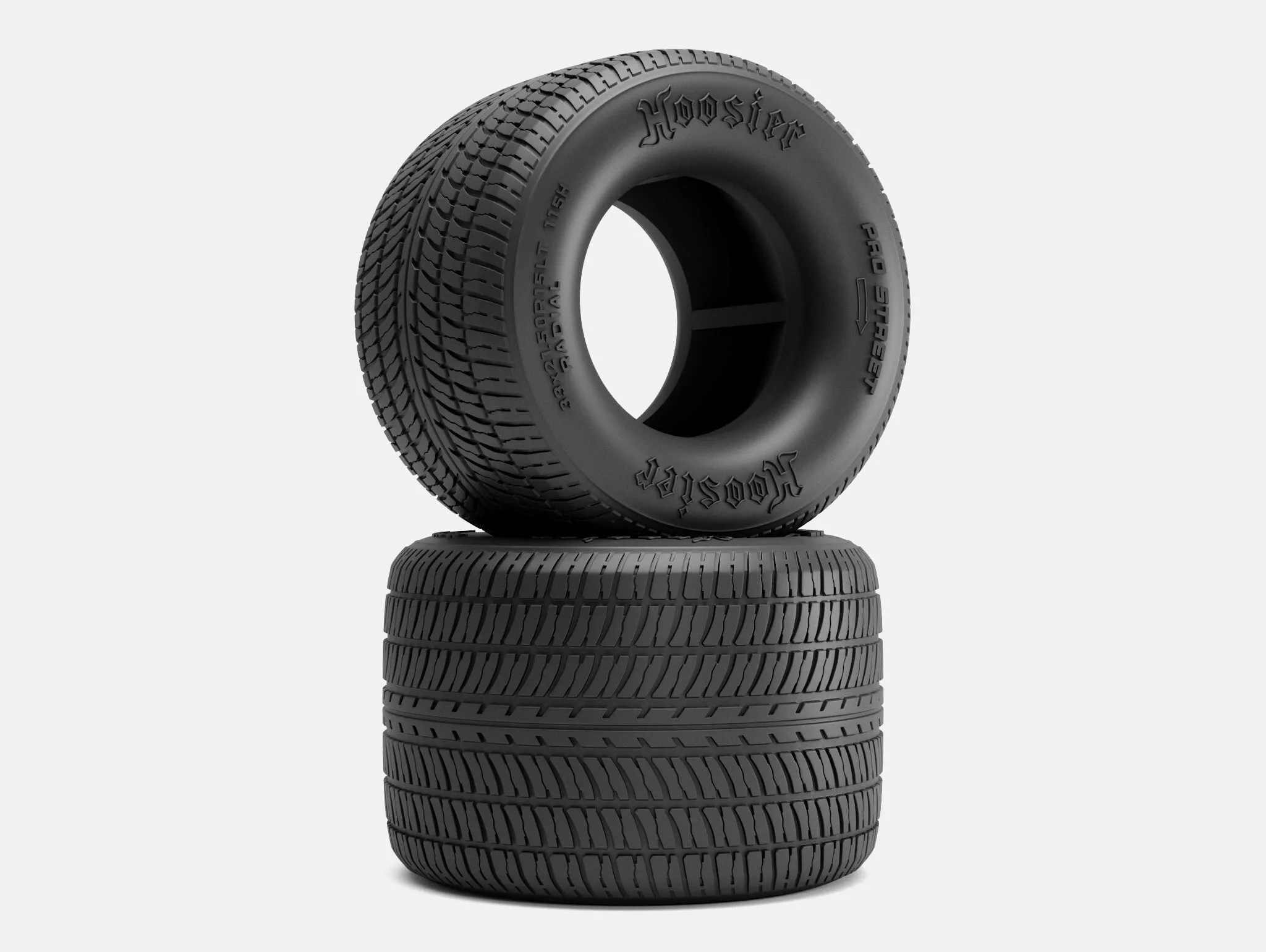 15x15 Hoosier Pro Street Radial Tire 33x21-5 3D print model