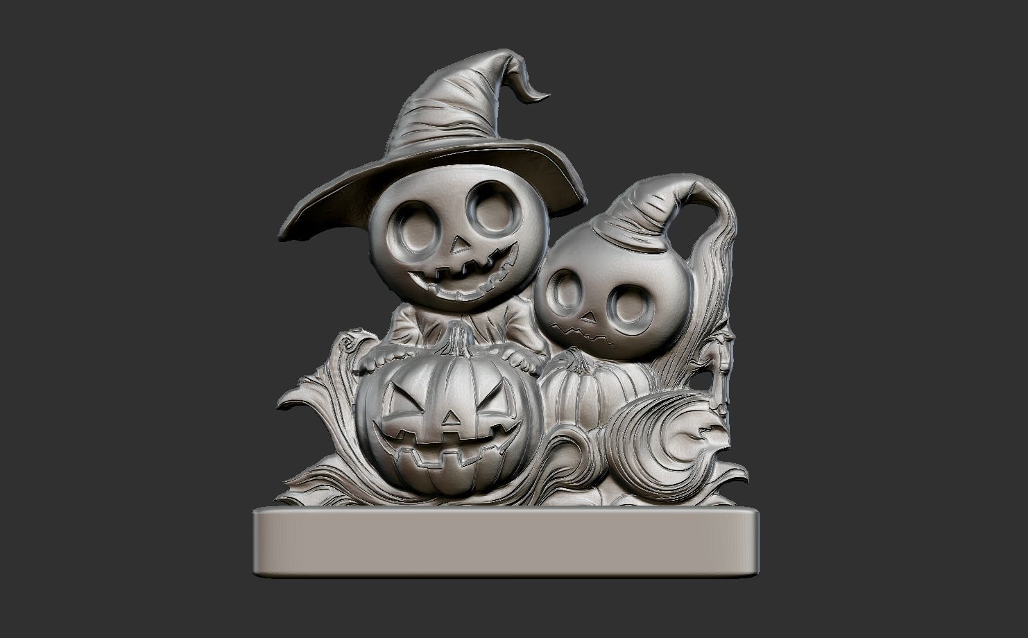 cute hallowen decor 3D print model_16