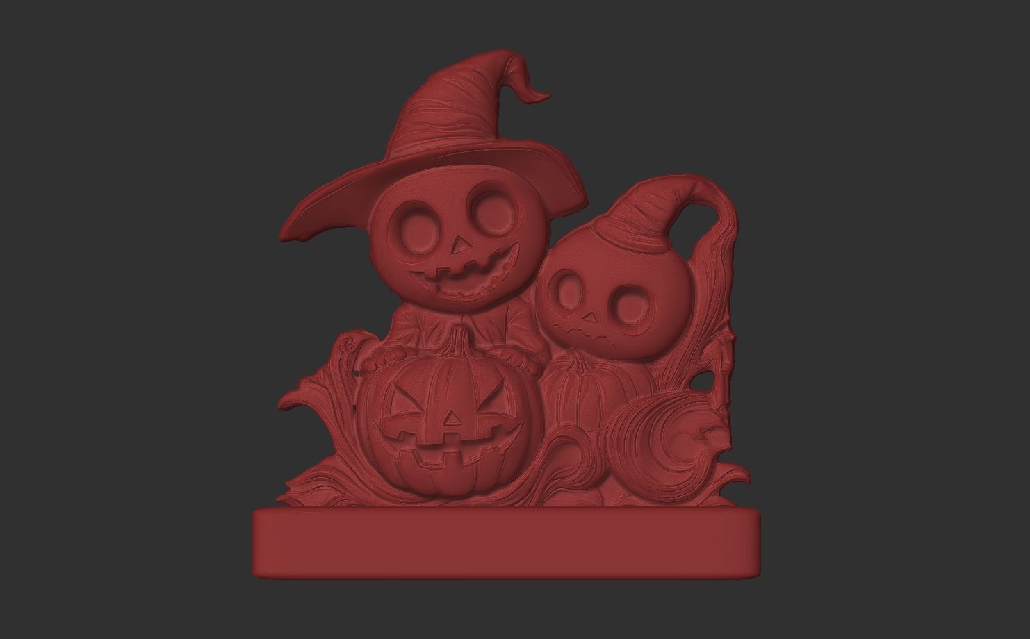 cute hallowen decor 3D print model_5
