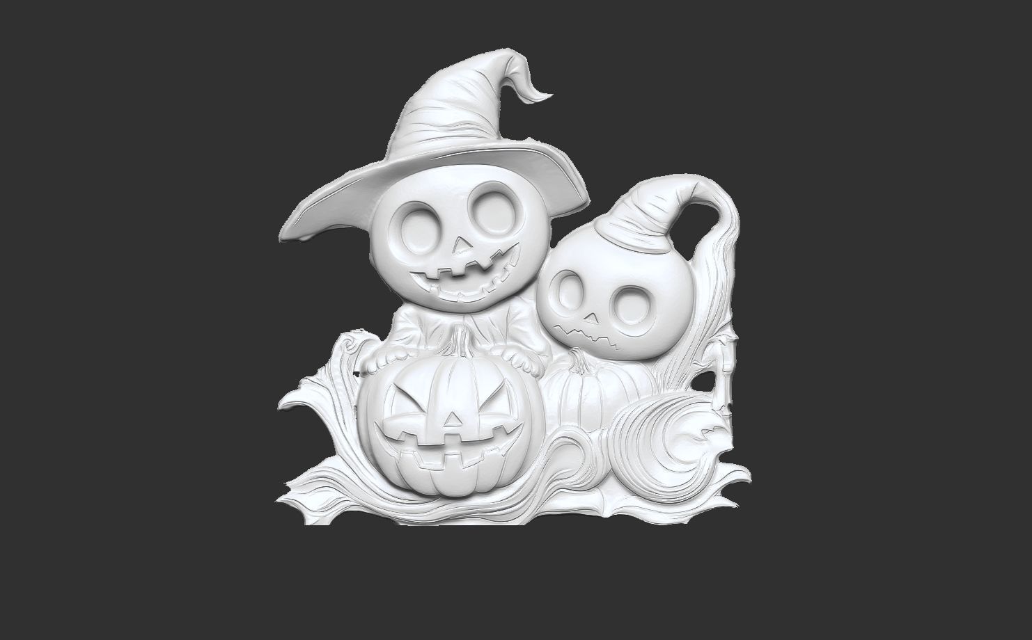 cute hallowen decor 3D print model_3