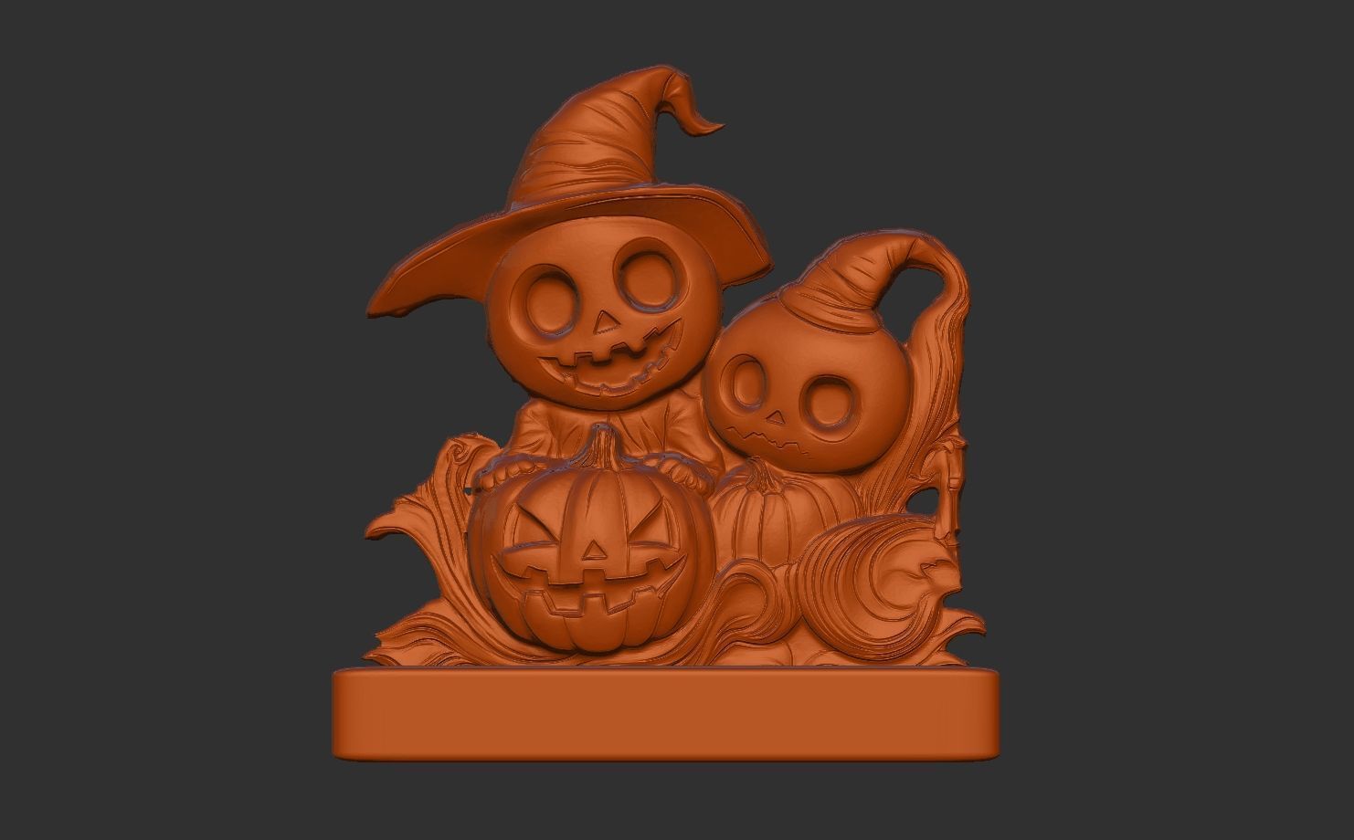 cute hallowen decor 3D print model_10