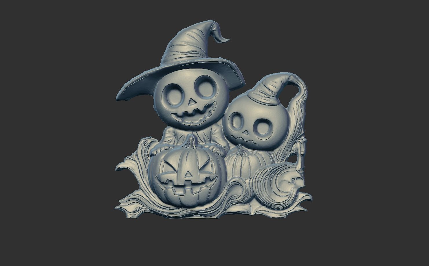 cute hallowen decor 3D print model_12
