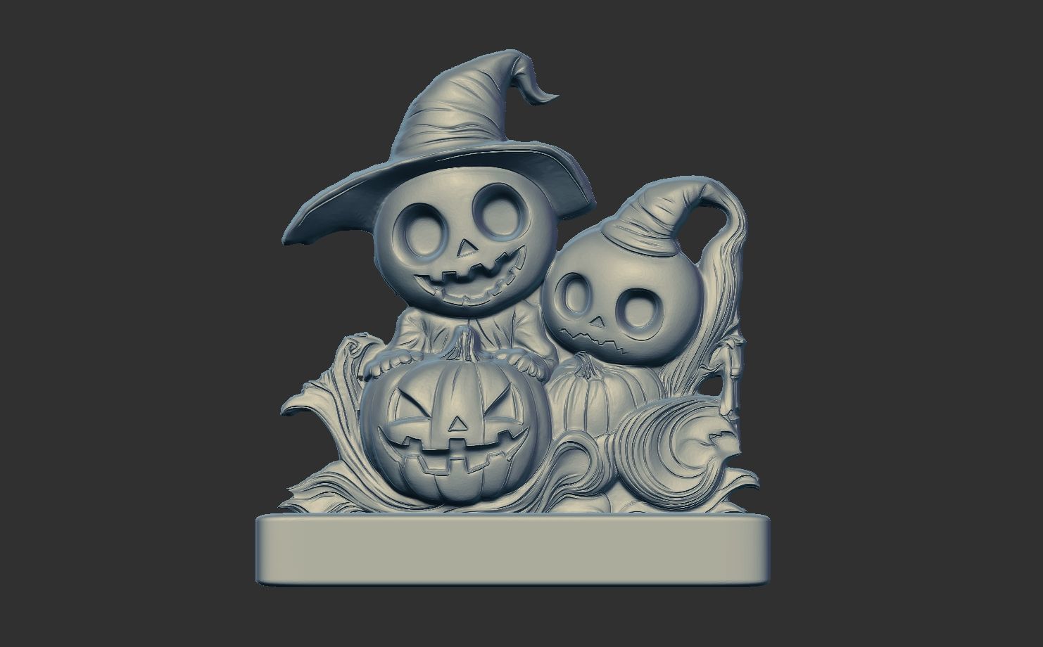 cute hallowen decor 3D print model_6