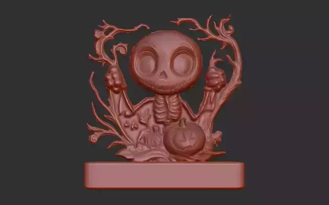 cute skull hallowen decoration