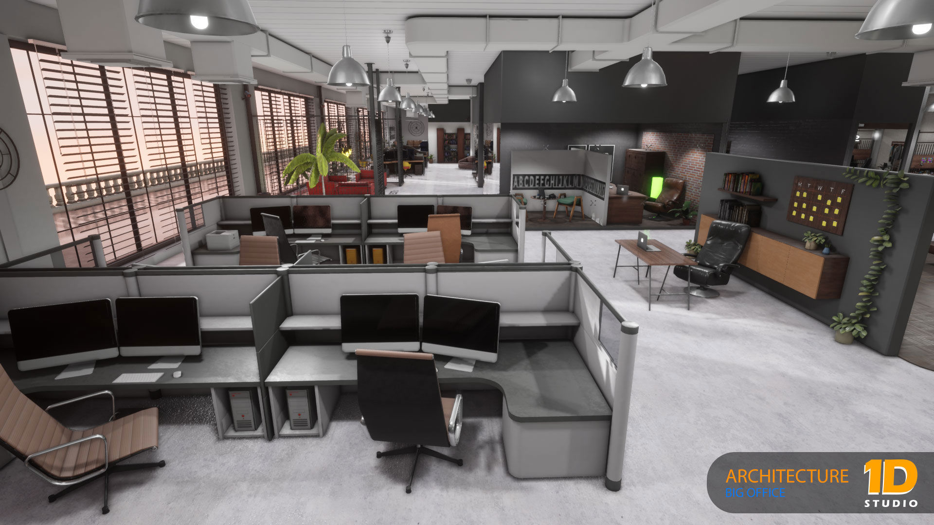 Big Office 01-Unreal Engine Project 3D model_15