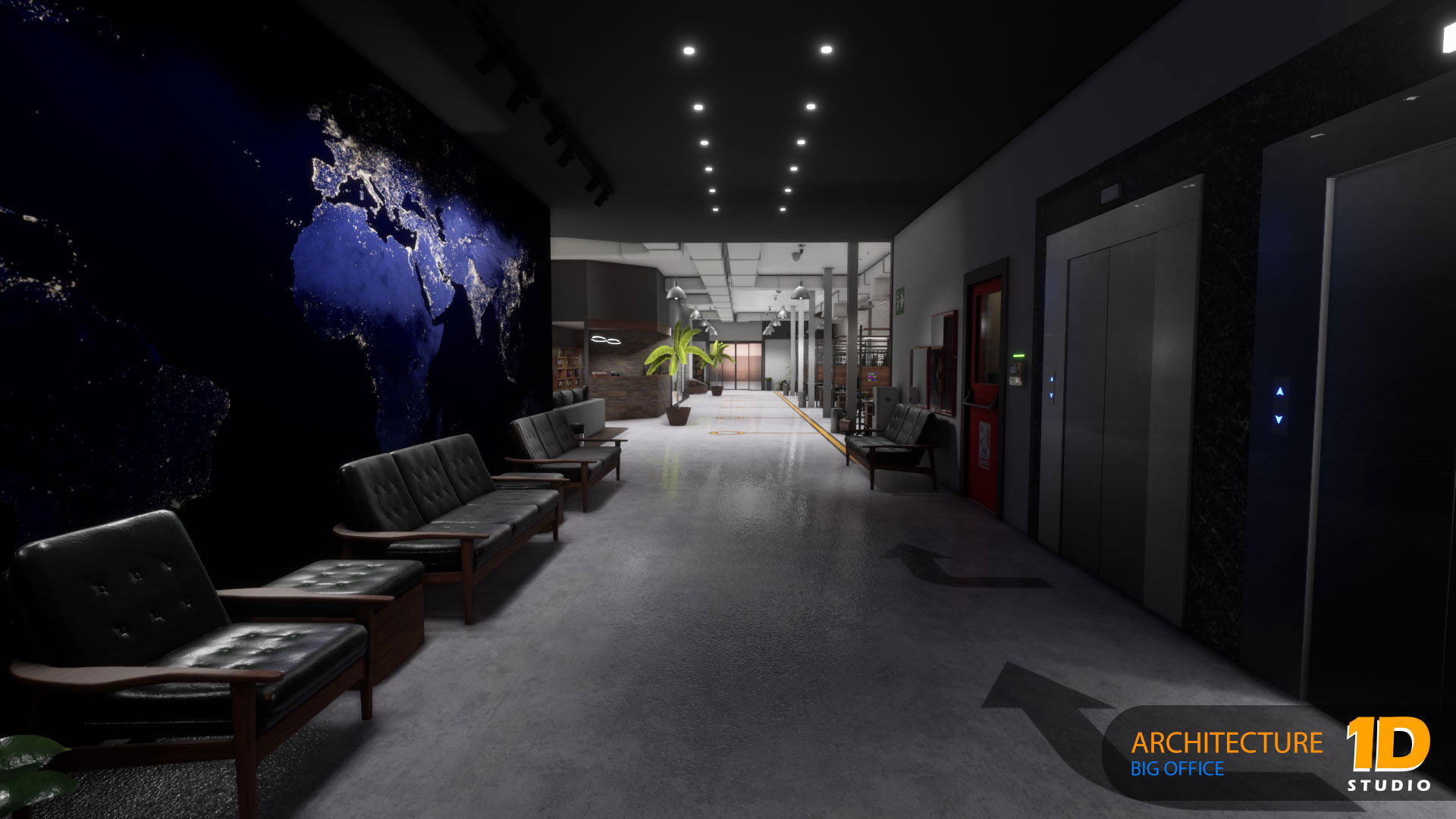 Big Office 01-Unreal Engine Project 3D model_21