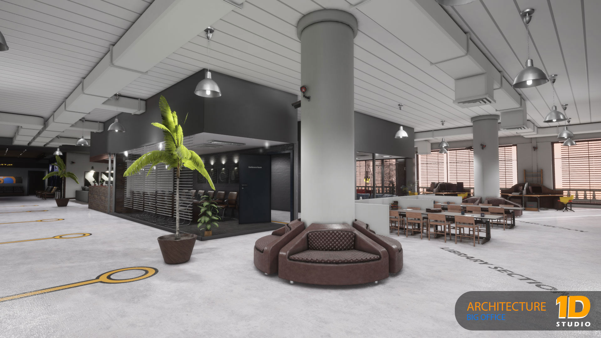 Big Office 01-Unreal Engine Project 3D model_13