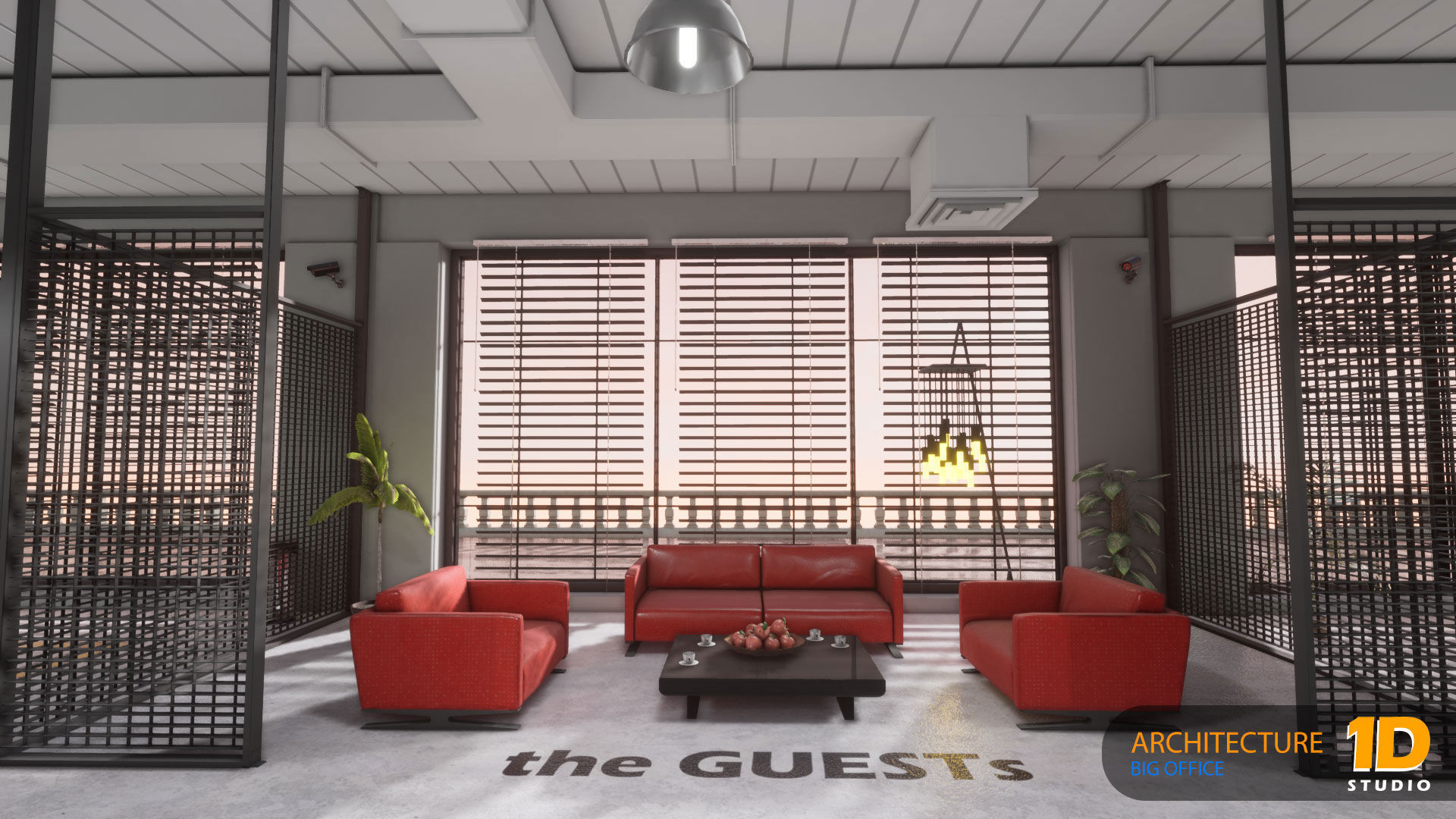 Big Office 01-Unreal Engine Project 3D model_10