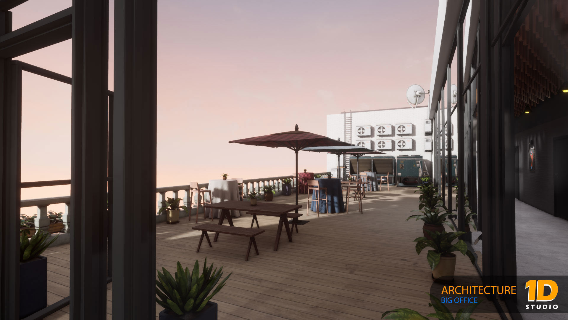 Big Office 01-Unreal Engine Project 3D model_6