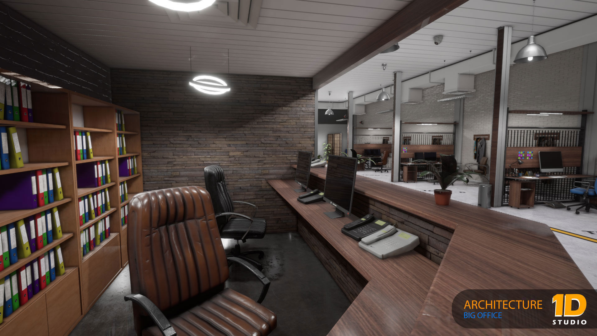 Big Office 01-Unreal Engine Project 3D model_8