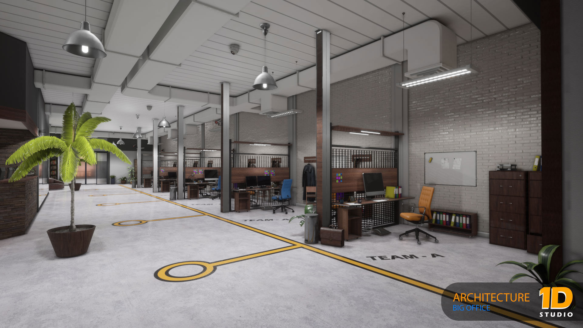 Big Office 01-Unreal Engine Project 3D model_24