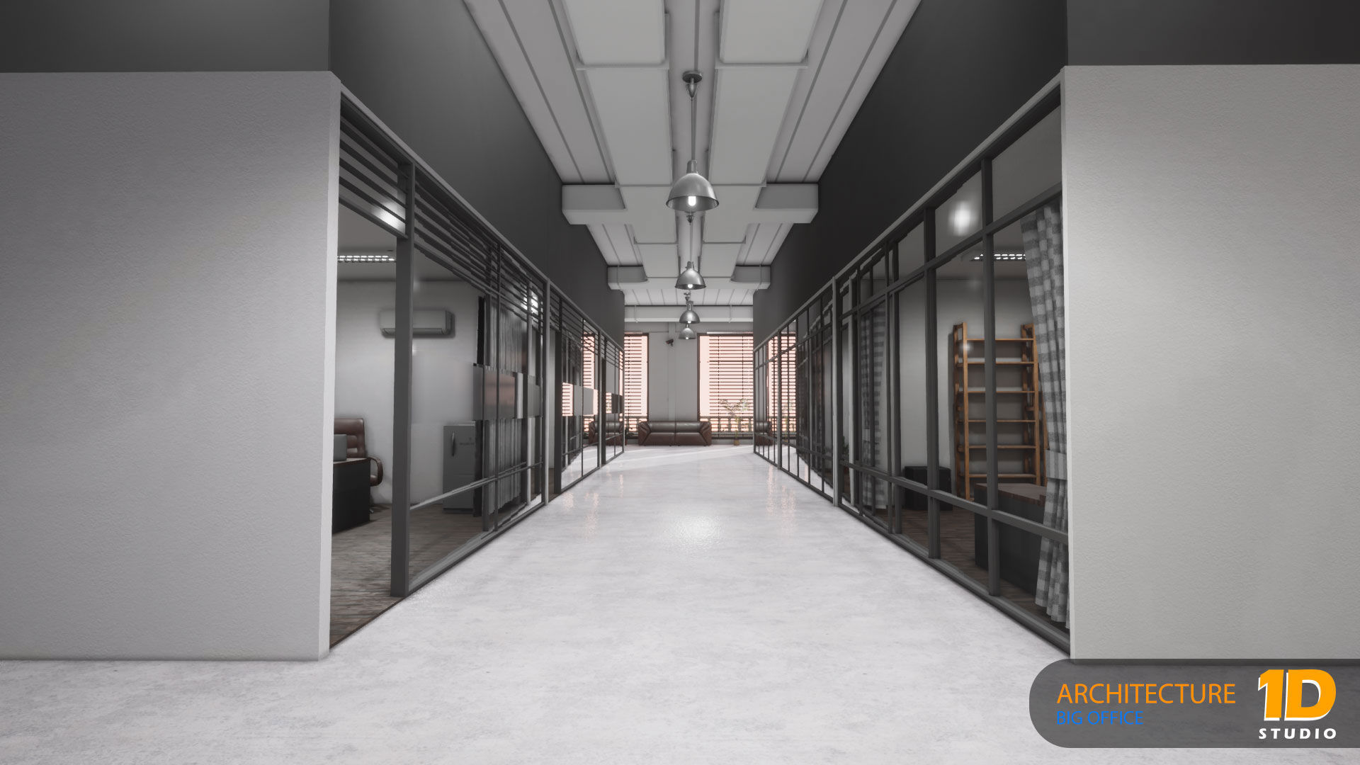 Big Office 01-Unreal Engine Project 3D model_14