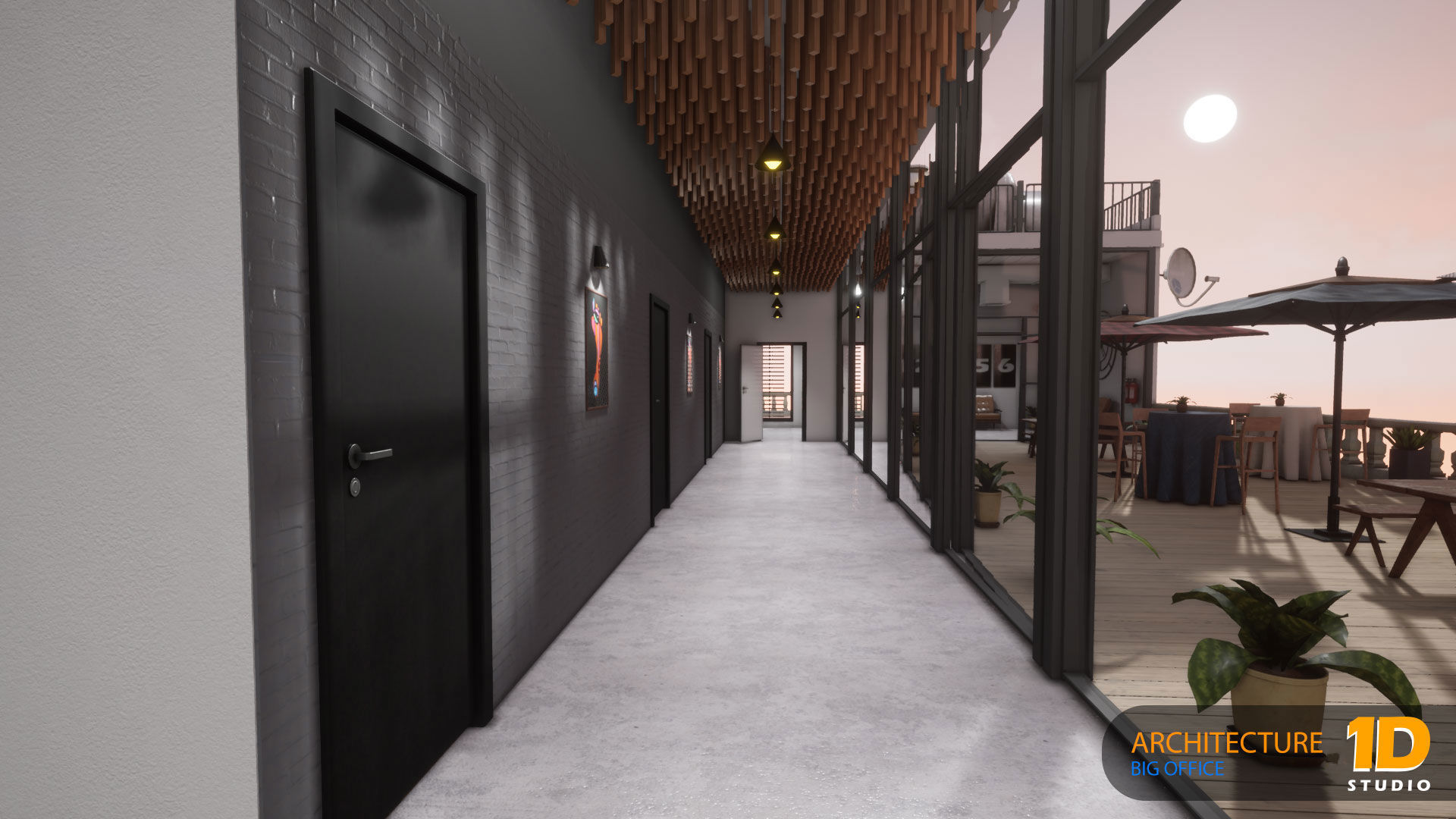 Big Office 01-Unreal Engine Project 3D model_18