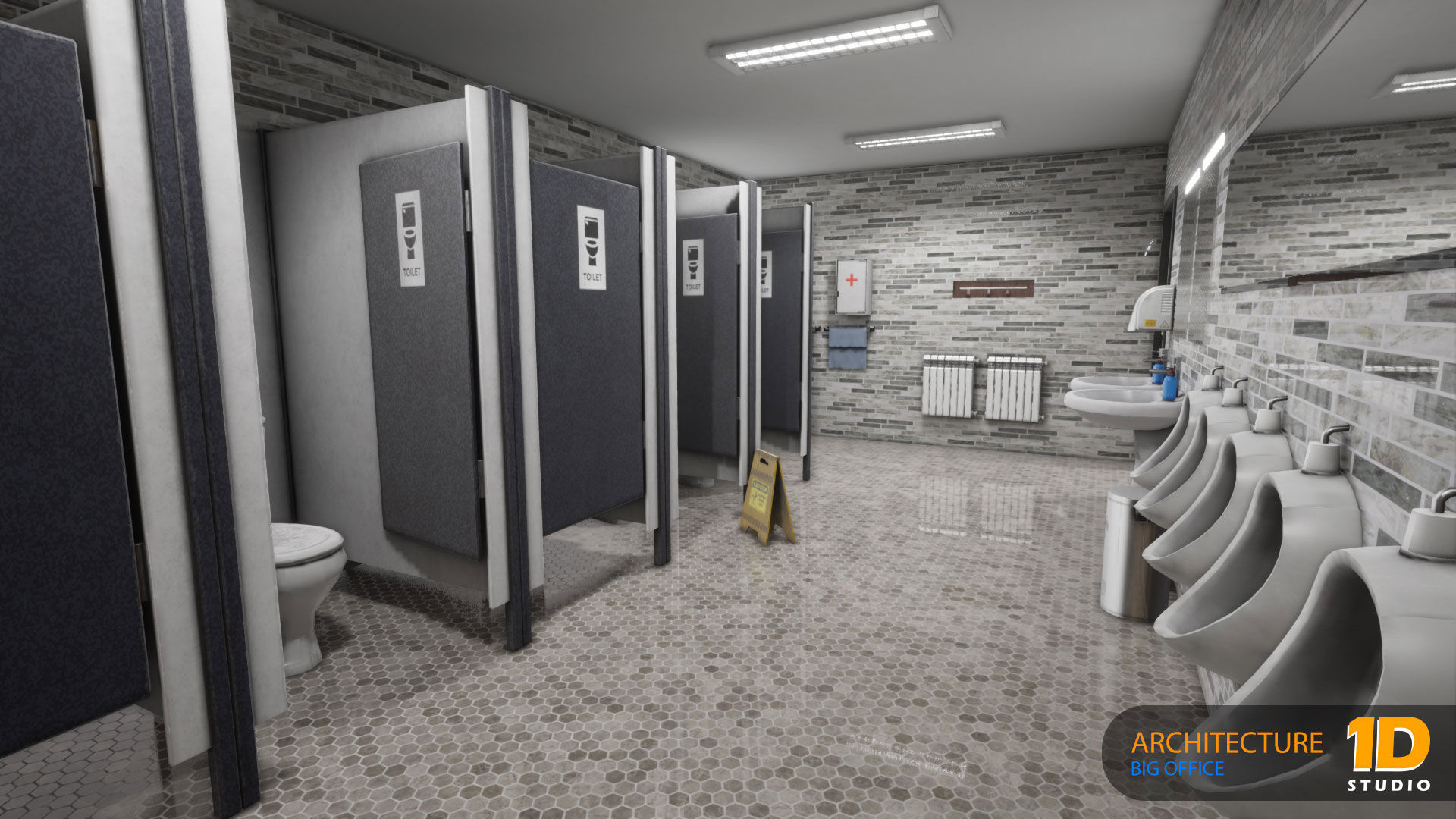 Big Office 01-Unreal Engine Project 3D model_5