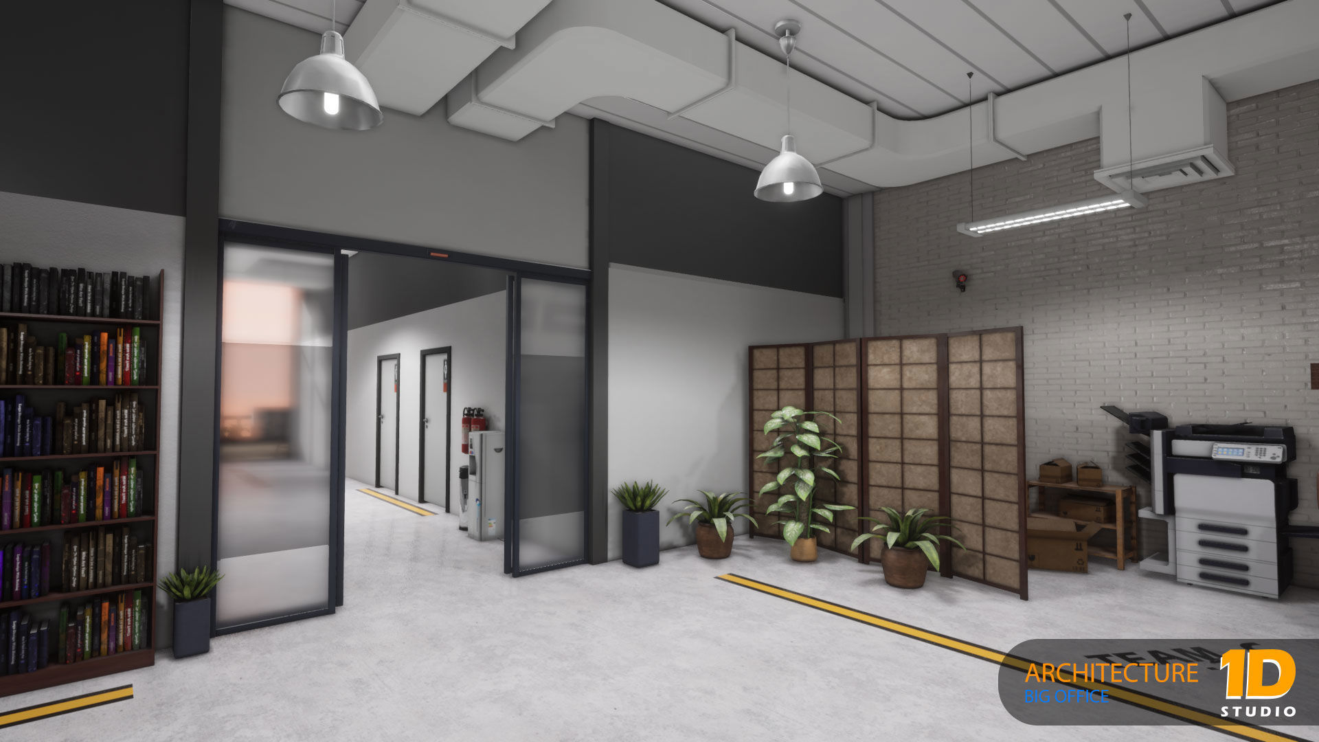 Big Office 01-Unreal Engine Project 3D model_19