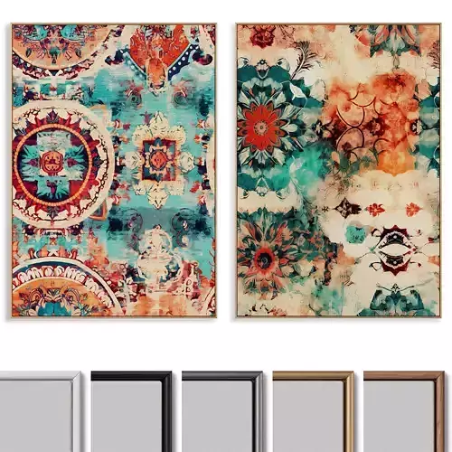 Abstract Painting Frame set 042