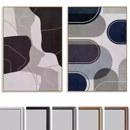 Abstract Painting Frame set 043