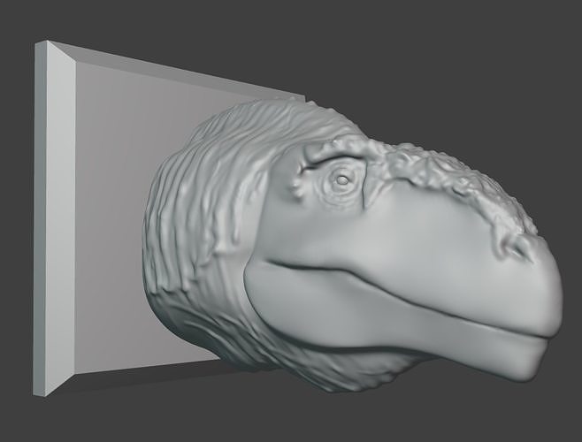 Giganotosaurus Bust 3D print model