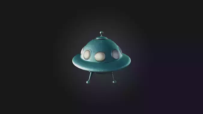 Cartoon Flying Saucer
