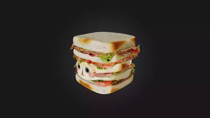 Cartoon Sandwich