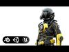 CYBER ASTRONAUT-B Rigged for Unreal Engine - Unity - MIXAMO  3D model_1