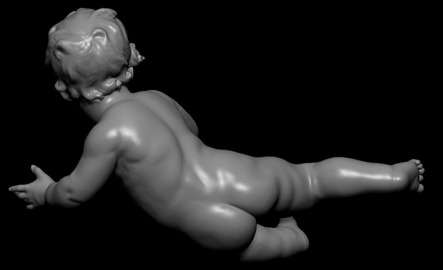 Baby Jesus 3D print model_8