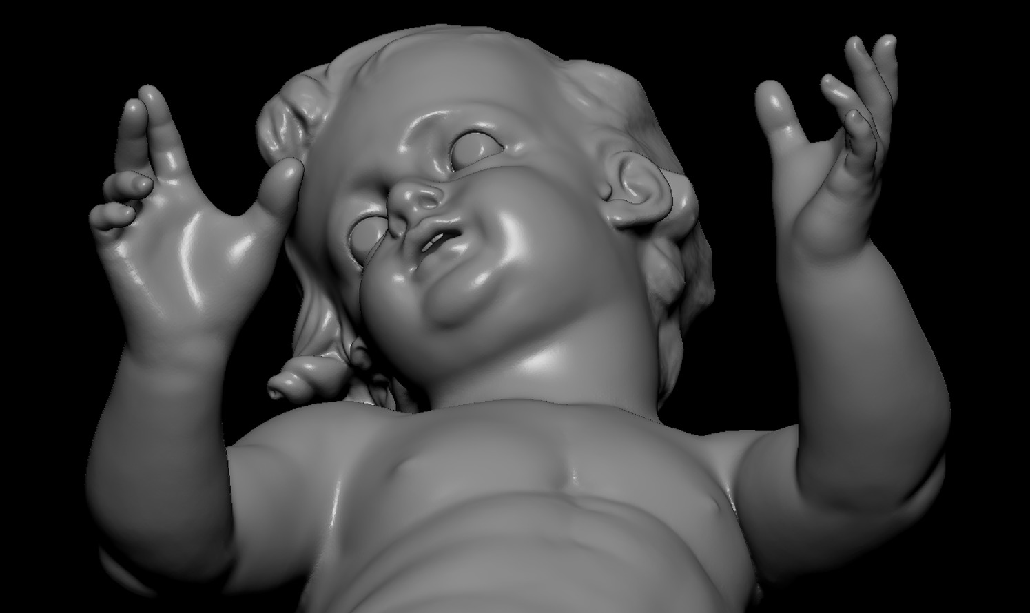 Baby Jesus 3D print model_3