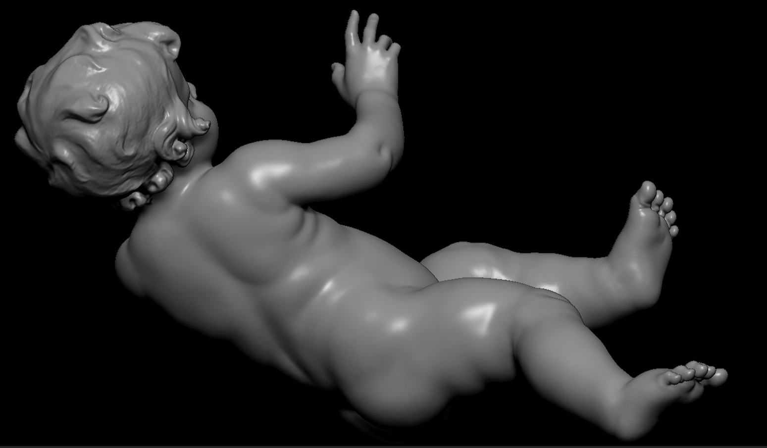 Baby Jesus 3D print model_4