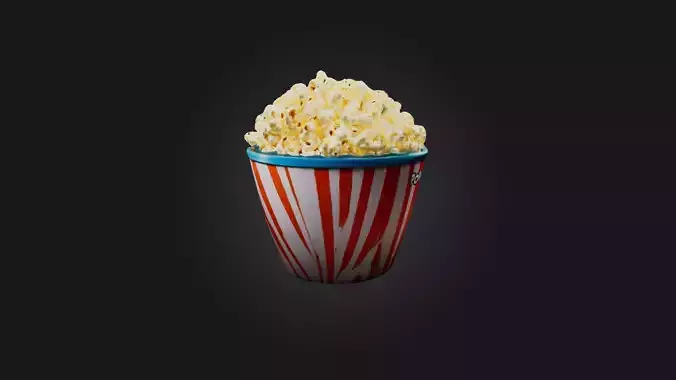 Cartoon Popcorn Tub
