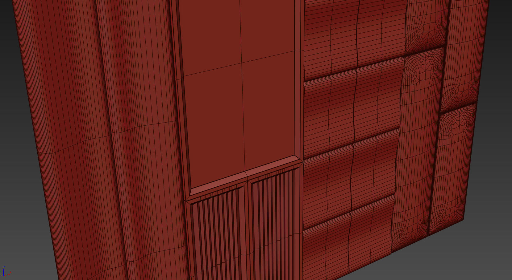 Decorative V2 Wall Panels 3D model_12