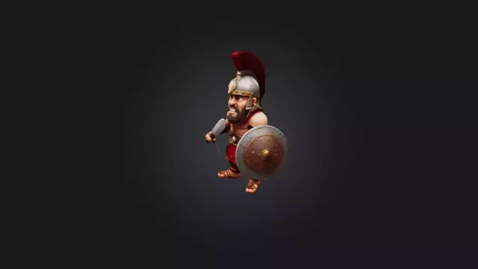 Cartoon Gladiator