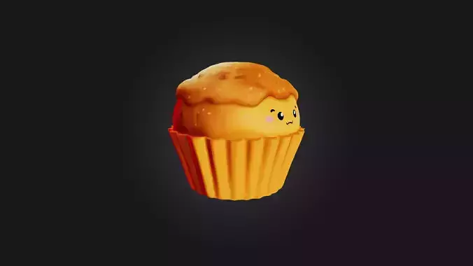Cartoon Muffin