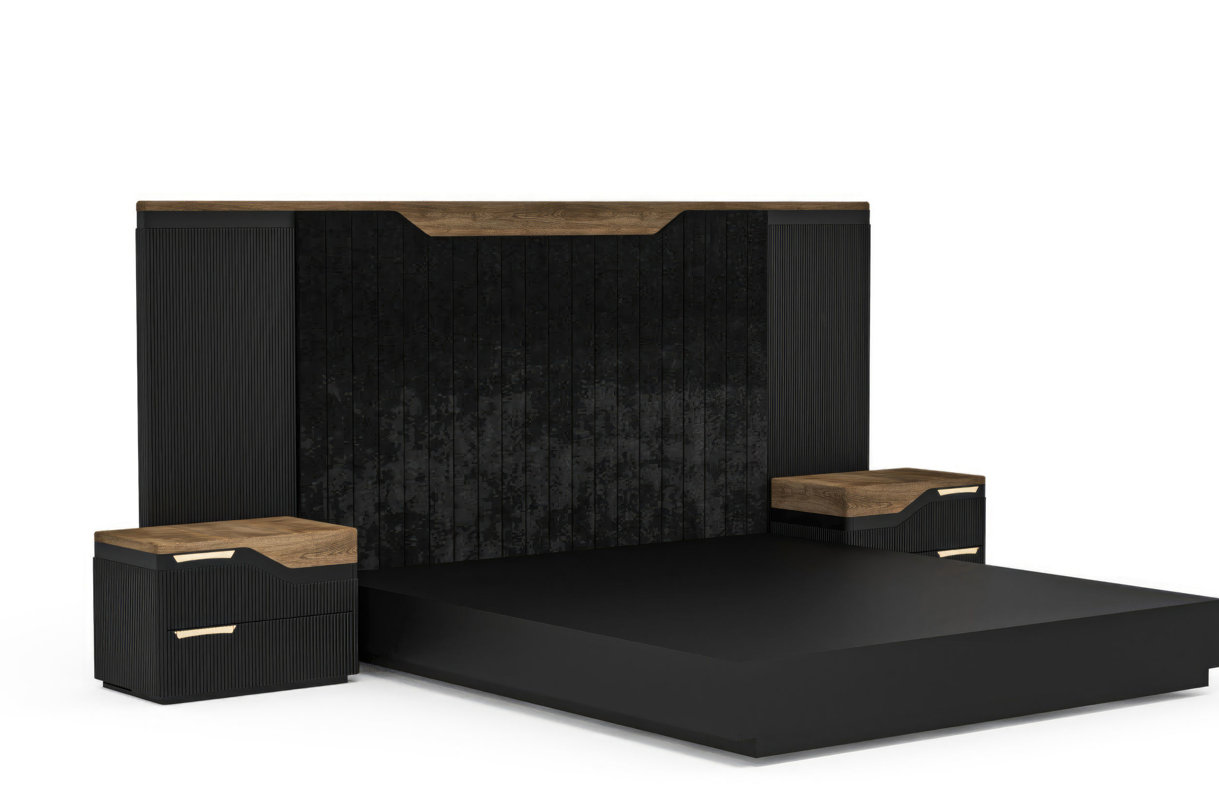 bedroom furniture set 3D model_4