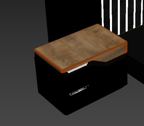 bedroom furniture set 3D model_7