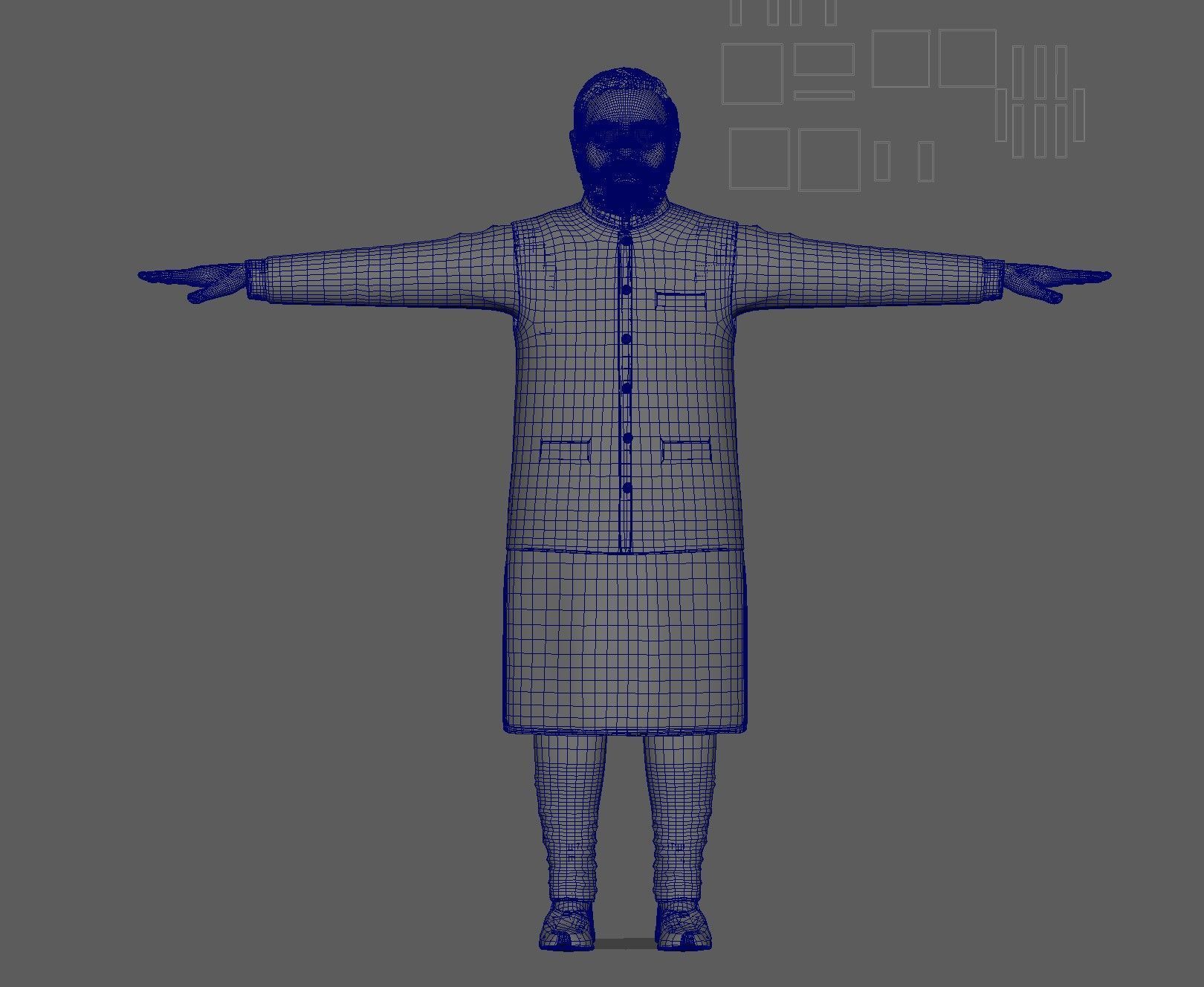 Narendra Modi 3D model_2