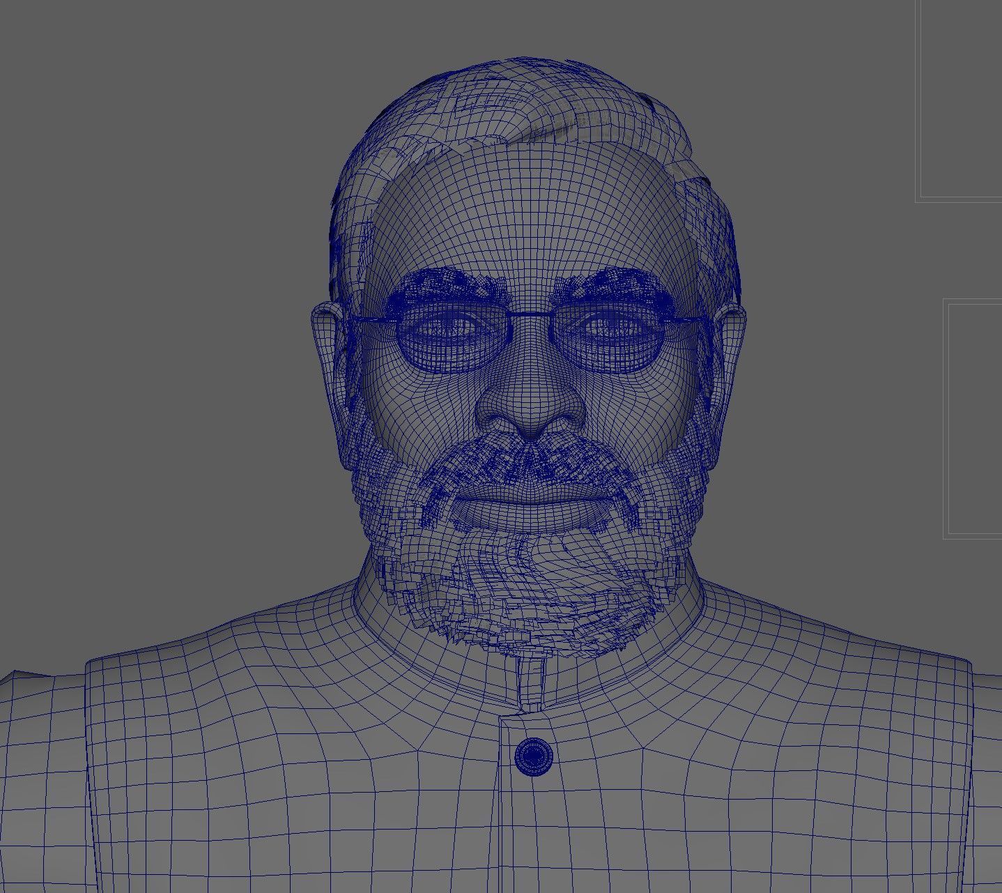 Narendra Modi 3D model_3