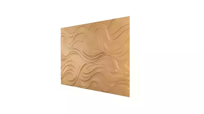 modern panel wall decor set wall relief mural CNC 71