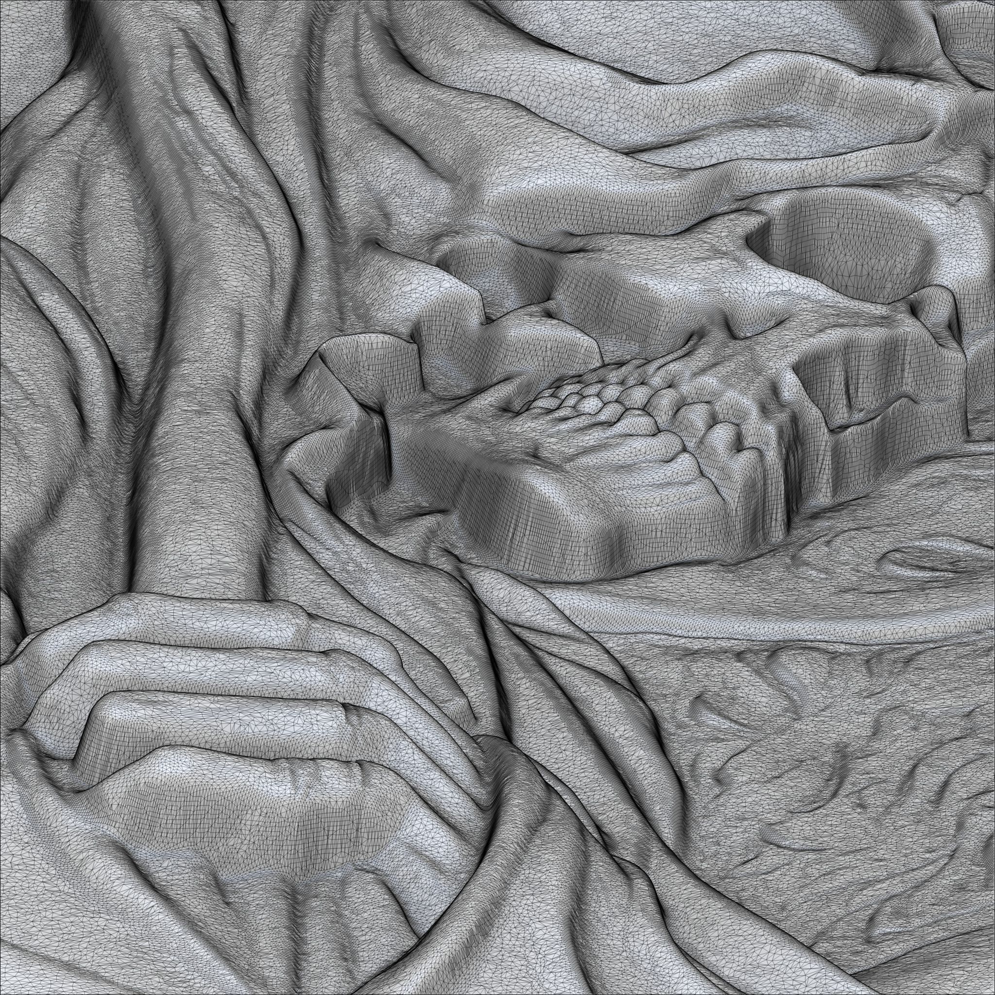 Grim Reaper Relief STL file for 3d printing or CNC 3D print model_19