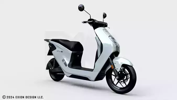 Honda EM1 e Scooter 2024 3D model