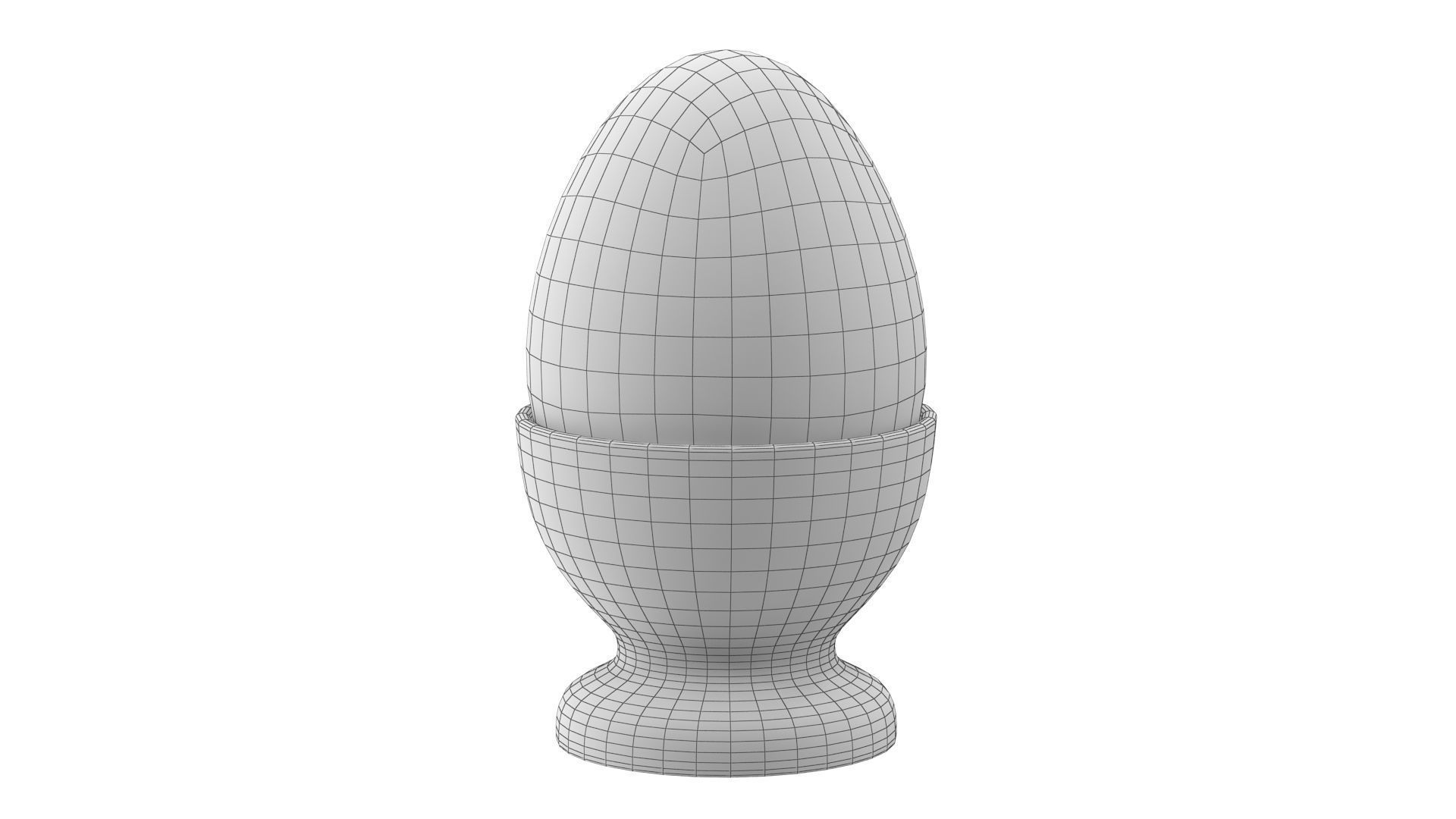 Egg and Cup Low-poly 3D model_7