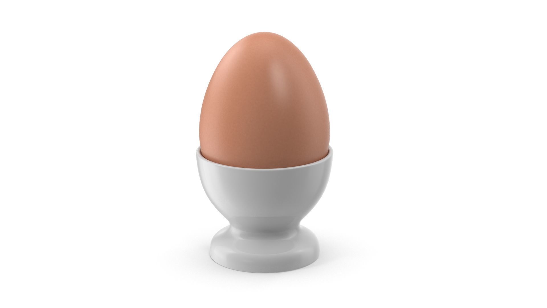 Egg and Cup Low-poly 3D model_2
