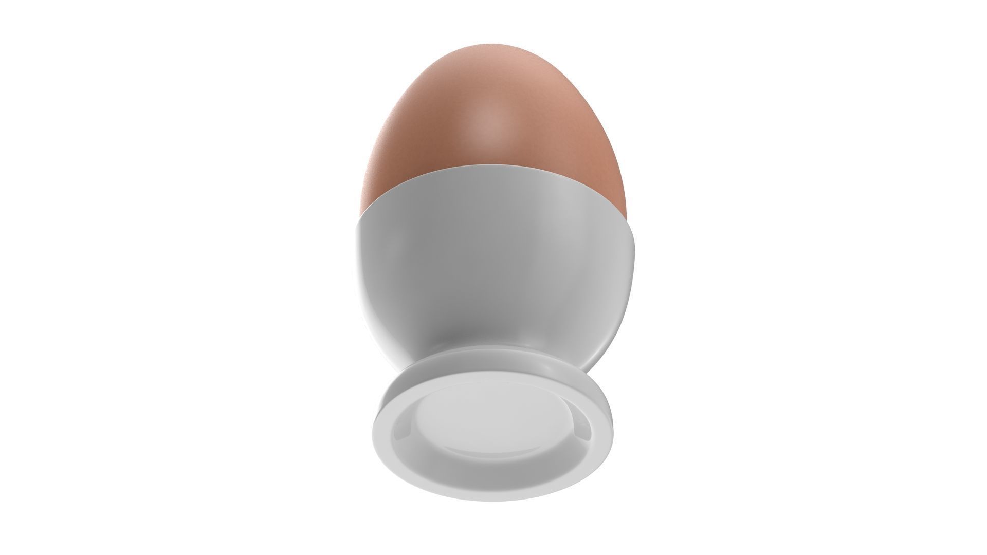 Egg and Cup Low-poly 3D model_5